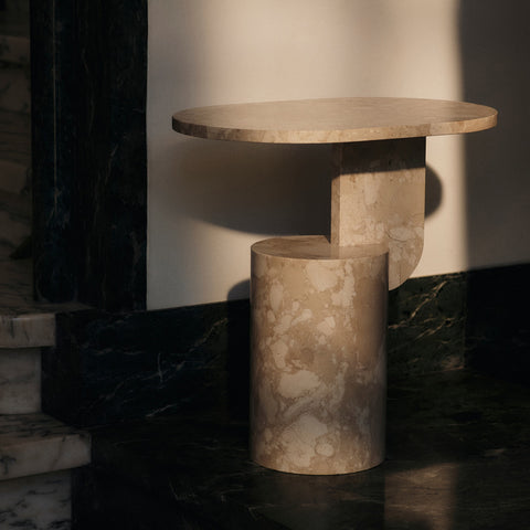 Ferm Living Insert Side Table Stone Sand Side Table Ferm Living - [store_name]