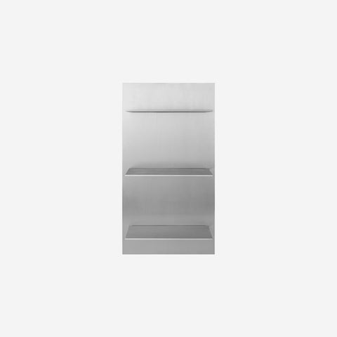 Ferm Living Lager Wall Shelf Triple Small Aluminium Shelf Ferm Living - [store_name]