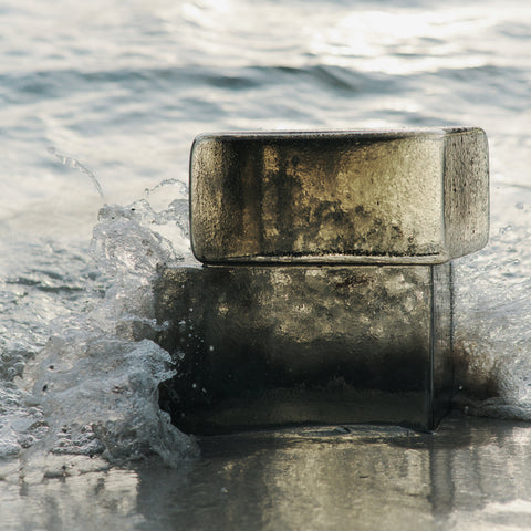 Ferm Living Oscil Sculpture Recycled Smoked Grey