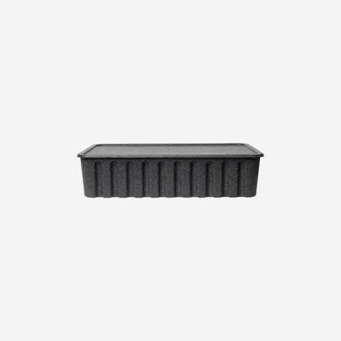Ferm Living Paper Pulp Box Set Charcoal Extra Large Bin Ferm Living - [store_name]