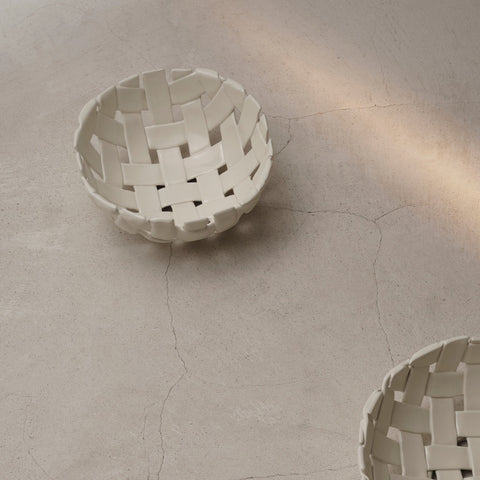 Ferm Living Plait Bowl Off White Small Bowl Ferm Living - [store_name]