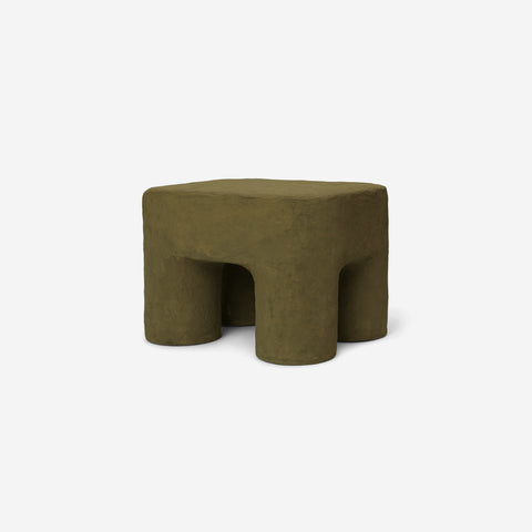 Ferm Living Podo Stool Khaki Kids Stool Ferm Living - [store_name]