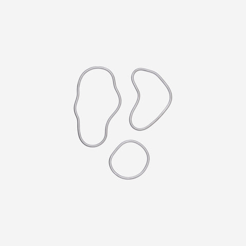 Ferm Living Pond Trivet Set Aluminium Trivet Ferm Living - [store_name]