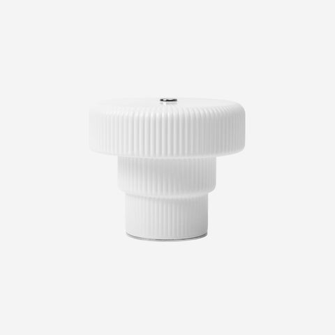 Ferm Living Ripple Portable Lamp White Portable Lamp Ferm Living - [store_name]