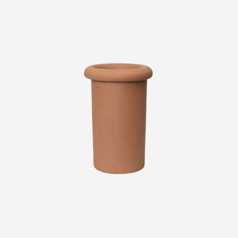 Ferm Living Rollo Pot Terracotta Large