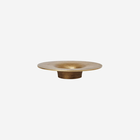 Ferm Living Soothe Block Candle Holder Brass Candle Holder Ferm Living - [store_name]