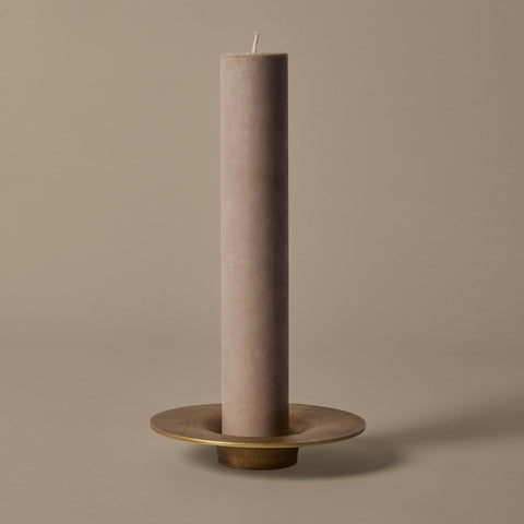 Ferm Living Soothe Block Candle Holder Brass Candle Holder Ferm Living - [store_name]