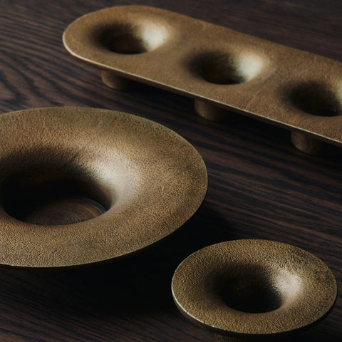 Ferm Living Soothe 4 Candle Holder Brass