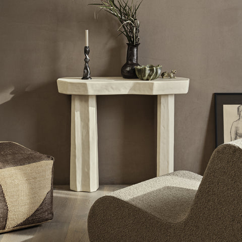 Ferm Living Staffa Console Table Ivory Bench Ferm Living - [store_name]