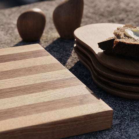 Ferm Living Stribe Cutting Board Bold Walnut Oak Plant Stand Ferm Living - [store_name]