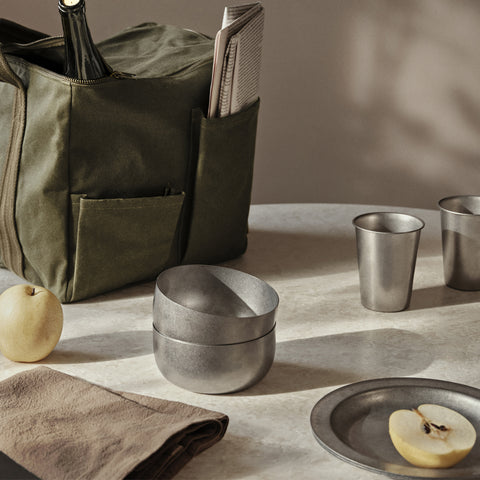 Ferm Living Tumbled Bowl Plant Stand Ferm Living - [store_name]
