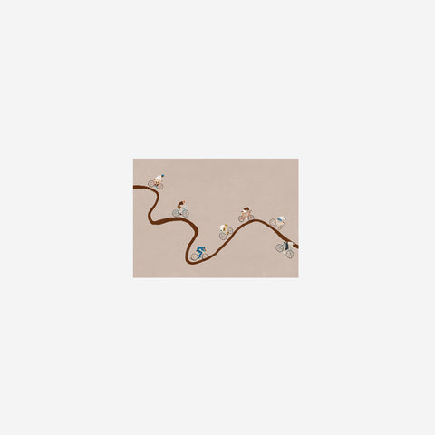 Fine Little Day Giro Bicyclist Print 40x50cm Art Print Fine Little Day - [store_name]
