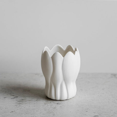 Fine Little Day Krokus Vase White Medium 15cm Vase Fine Little Day - [store_name]