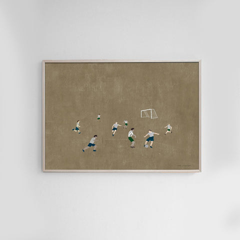 Fine Little Day Soccer Print 50x70cm Art Print Fine Little Day - [store_name]