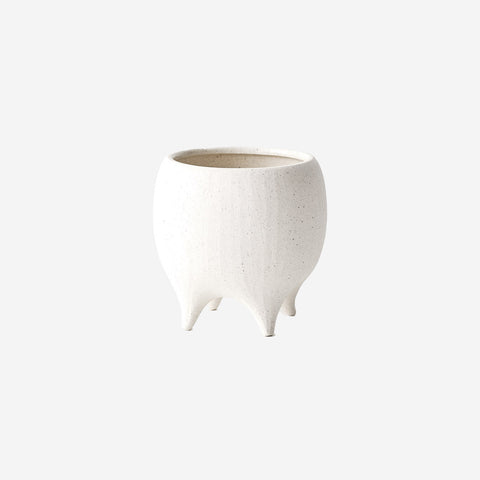 Floral Interiors Alena Pot White Chalk Pot Floral Interiors - [store_name]