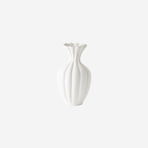 Floral Interiors Basma Vase White Tall Vase Floral Interiors    - [store_name]