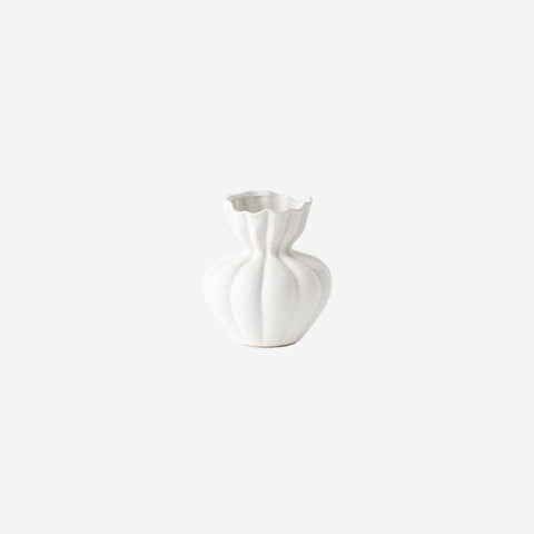 Floral Interiors Basma Vase White Small Vase Floral Interiors    - [store_name]