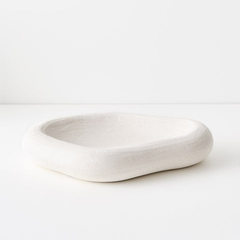Floral Interiors Fedila Tray Chalk Decorative Tray Floral Interiors - [store_name]