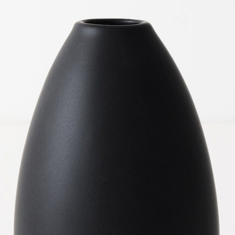 Floral Interiors Fenya Vase Black Vases Floral Interiors - [store_name]