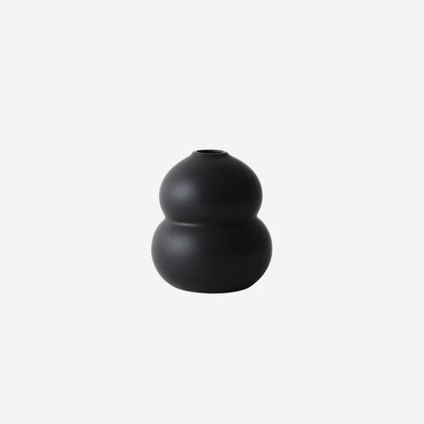 Floral Interiors Fenya Vase Black Pinched Vases Floral Interiors - [store_name]