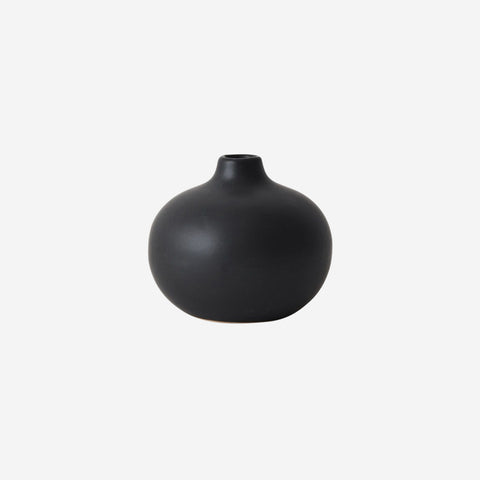 Floral Interiors Fenya Vase Black Sphere Medium Vases Floral Interiors - [store_name]