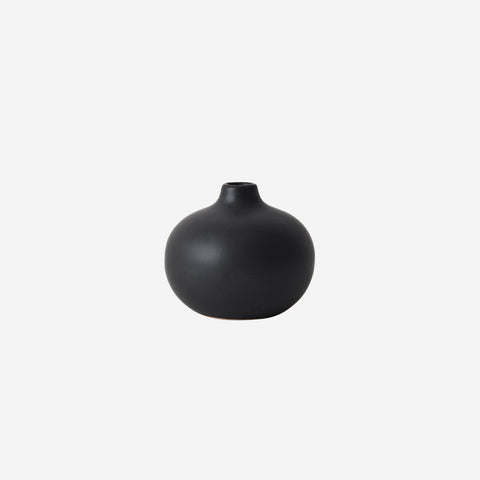 Floral Interiors Fenya Vase Black Sphere Small Vases Floral Interiors - [store_name]