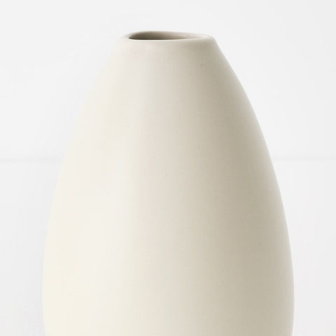 Floral Interiors Fenya Vase Cream White Vases Floral Interiors - [store_name]