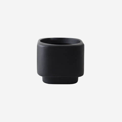 Floral Interiors Flint Pot Black Large Planter Floral Interiors    - [store_name]
