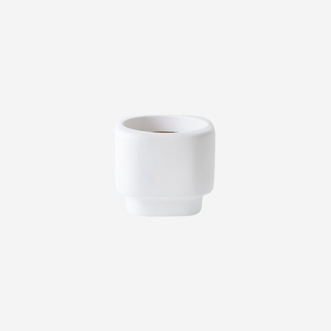 Floral Interiors Flint Pot White Small Planter Floral Interiors    - [store_name]