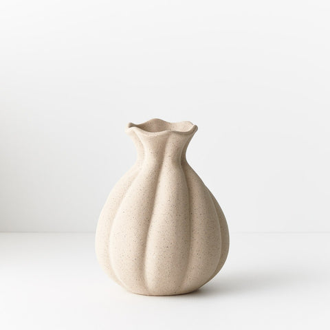 Floral Interiors Hana Vase Sand Small Vases Floral Interiors - [store_name]