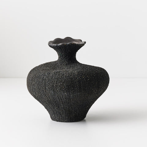 Floral Interiors Lexi Vase Anthracite Vases Floral Interiors - [store_name]
