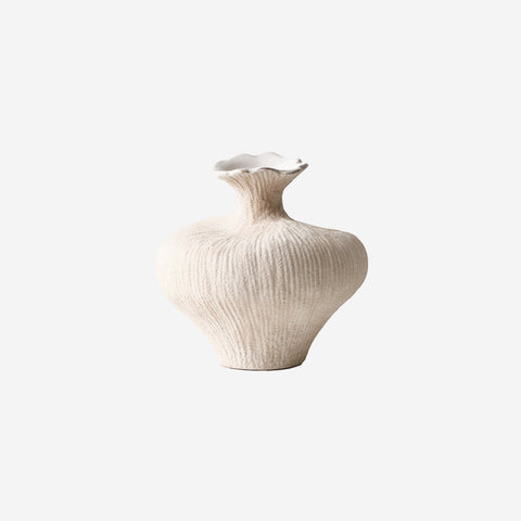 Floral Interiors Lexi Vase White Vases Floral Interiors - [store_name]