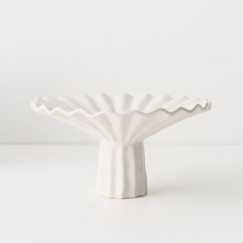 Floral Interiors Marzara Pedestal Bowl Decorative Bowl Floral Interiors - [store_name]