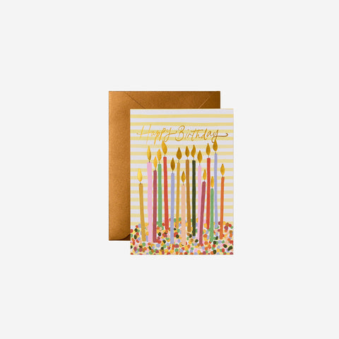 Gabrielle and Celine Card Happy Birthday Candles Greeting Card Gabrielle and Celine - [store_name]