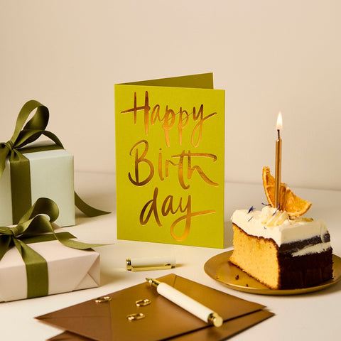 Gabrielle and Celine Card Happy Birthday Lime Greeting Card Gabrielle and Celine - [store_name]