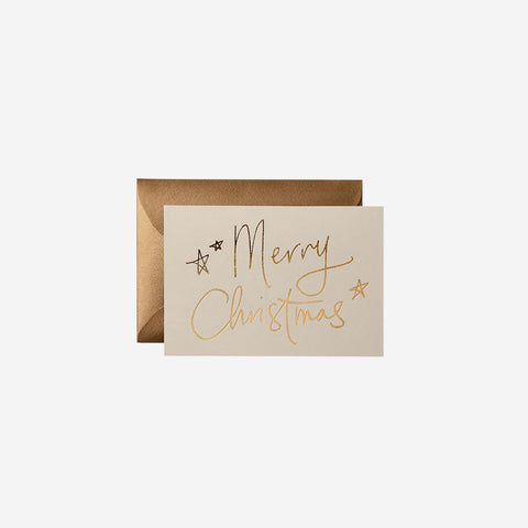 Gabrielle and Celine Card Merry Christmas Oat Greeting Card Gabrielle and Celine - [store_name]