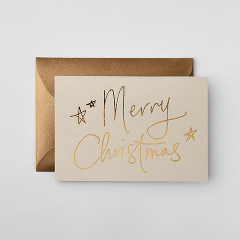 Gabrielle and Celine Card Merry Christmas Oat Greeting Card Gabrielle and Celine - [store_name]