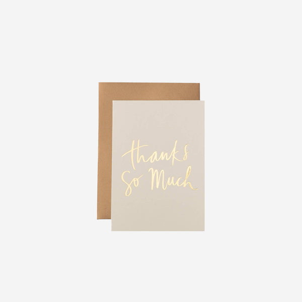 Gabrielle and Celine Card Thanks So Much | Greeting Cards | Simple Form