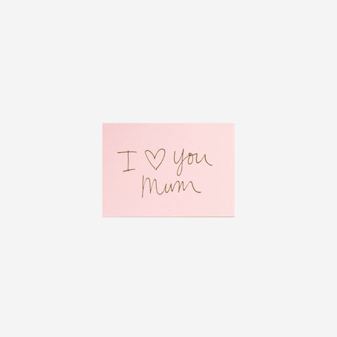 SIMPLE FORM. - Gabrielle and Celine Gabrielle and Celine Card I Love You Mum - 