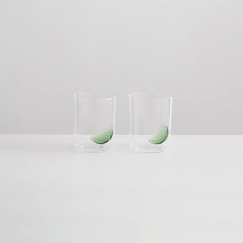 Maison Balzac Gin and Tonic Glasses Green Lime Cups Maison Balzac - [store_name]