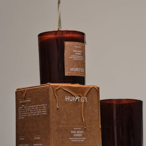 Hunter Candles Angus / Oak Moss Amber Candle Scented Candle Hunter Candles - [store_name]