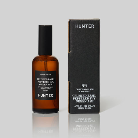 Hunter Mountain Ash / Basil Ivy Ash Room Spray Scented Candle Hunter - [store_name]