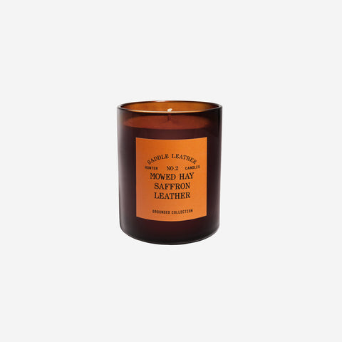 Hunter Candles Saddle Leather / Mowed Hay Saffron Leather Candle Scented Candle Hunter Candles - [store_name]