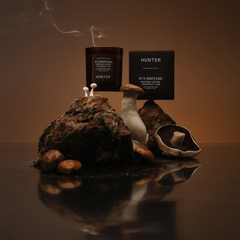 Hunter Candles Shiitake / Shiitake Thyme Rosemary Oak Candle Scented Candle Hunter Candles - [store_name]