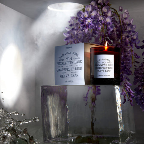 Hunter Candles Tasmanian Creek / Bark Grapefruit Olive Leaf Candle Scented Candle Hunter Candles - [store_name]