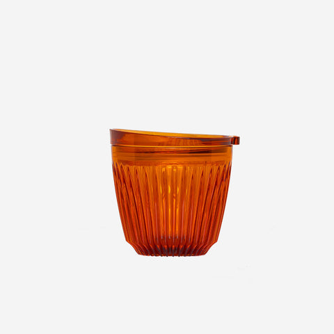 Huskee Renew Cup + Lid Amber 6oz 175ml Coffee Cup Huskee - [store_name]