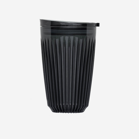Huskee Renew Cup + Lid Smoke 12oz Coffee Cup Huskee - [store_name]