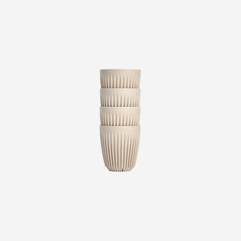 Huskee Cup Natural 8oz 235ml 4-Pack Coffee Cup Huskee - [store_name]