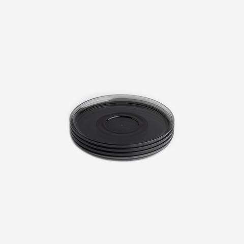 Huskee Renew Classic Saucer Smoke 4-Pack Plates Huskee - [store_name]