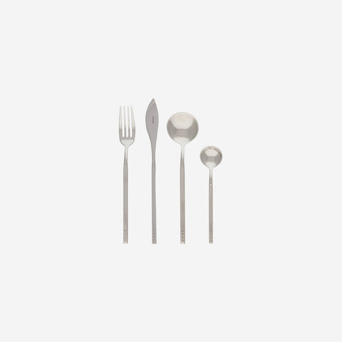 KROF Cutlery Set 8 piece Polished Silver Cutlery Krof    - [store_name]